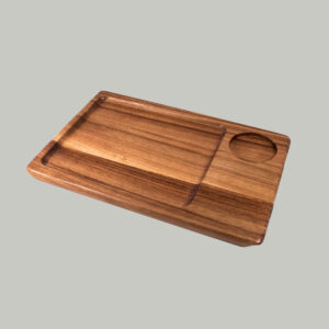 Large Plate w/Indent - 12” x 8”